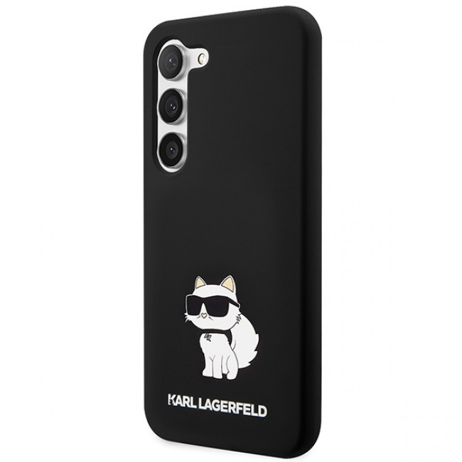 Karl Lagerfeld Samsung Galaxy S24+ Silicone Choupette Body Θήκη Σιλικόνης - Black - KLHCS24MSNCHBCK