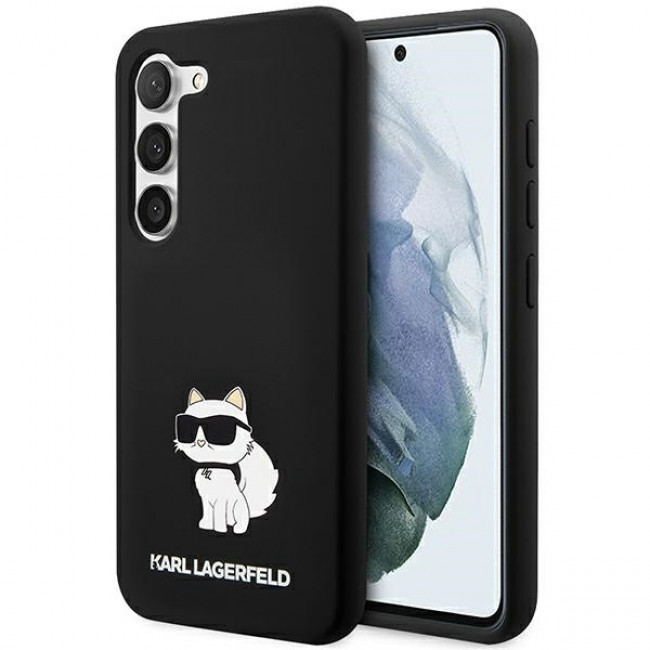 Karl Lagerfeld Samsung Galaxy S24+ Silicone Choupette Body Θήκη Σιλικόνης - Black - KLHCS24MSNCHBCK