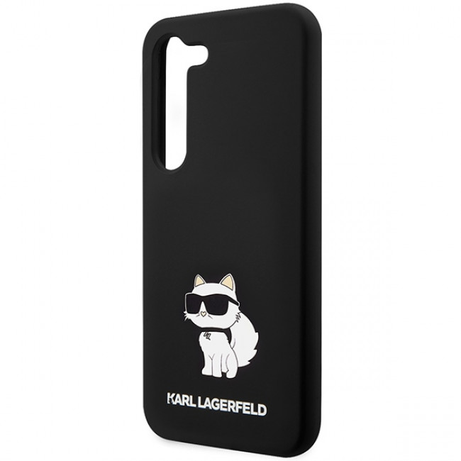 Karl Lagerfeld Samsung Galaxy S24+ Silicone Choupette Body Θήκη Σιλικόνης - Black - KLHCS24MSNCHBCK