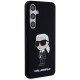 Karl Lagerfeld Samsung Galaxy S24+ Silicone Ikonik Σκληρή Θήκη με Πλαίσιο Σιλικόνης - Black - KLHCS24MSNIKBCK