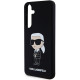 Karl Lagerfeld Samsung Galaxy S24+ Silicone Ikonik Σκληρή Θήκη με Πλαίσιο Σιλικόνης - Black - KLHCS24MSNIKBCK