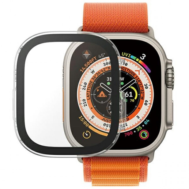 PanzerGlass Θήκη Apple Watch Ultra / Ultra 2 - 49mm - Full Body D3O με Προστασία Οθόνης - Διάφανο