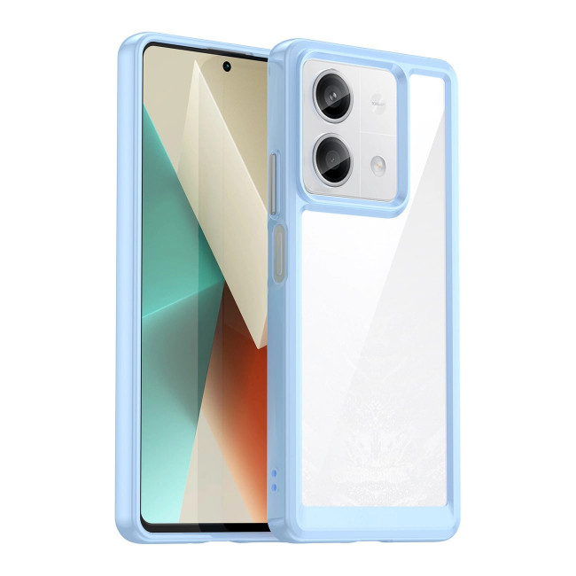 OEM Xiaomi Redmi Note 13 5G Outer Space Σκληρή Θήκη με Πλαίσιο Σιλικόνης - Blue