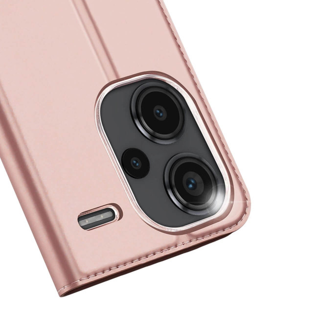 Dux Ducis Xiaomi Redmi Note 13 Pro+ 5G Flip Stand Case Θήκη Βιβλίο - Pink