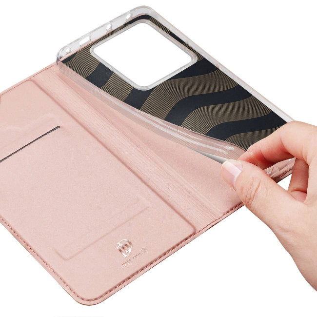 Dux Ducis Xiaomi Redmi Note 13 Pro 5G Flip Stand Case Θήκη Βιβλίο - Pink