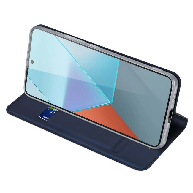 Dux Ducis Xiaomi Redmi Note 13 Pro 5G Flip Stand Case Θήκη Βιβλίο - Blue