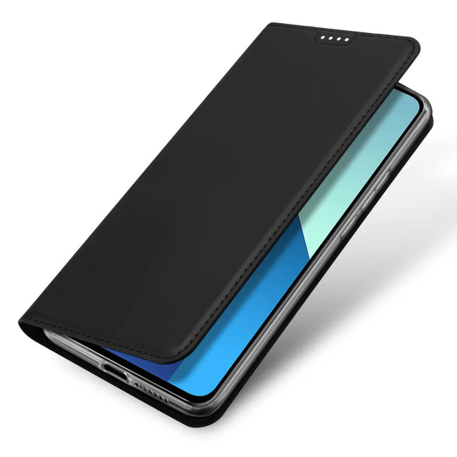 Dux Ducis Xiaomi Redmi Note 13 4G Flip Stand Case Θήκη Βιβλίο - Black