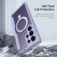 Dux Ducis Samsung Galaxy S24 Ultra Skin X Pro Magnetic Ring Flip Case Θήκη Βιβλίο με MagSafe και Stand - Purple