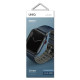 UNIQ Λουράκι Apple Watch 2 / 3 / 4 / 5 / 6 / 7 / 8 / 9 / SE / ULTRA 1 / ULTRA 2 - 42 / 44 / 45 / 49 mm Linus Airosoft Σιλικόνης - Blue / Nautical Blue