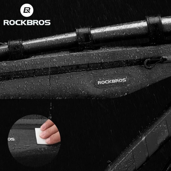 RockBros AS-052 Αδιάβροχη Βαλίτσα Ποδηλάτου για τον Σκελετό - Grey