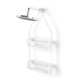 Umbra Flex Shower Caddy Πλαστική Ραφιέρα Ντουζιέρας - White