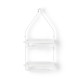 Umbra Flex Shower Caddy Πλαστική Ραφιέρα Ντουζιέρας - White