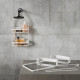 Umbra Flex Shower Caddy Πλαστική Ραφιέρα Ντουζιέρας - White