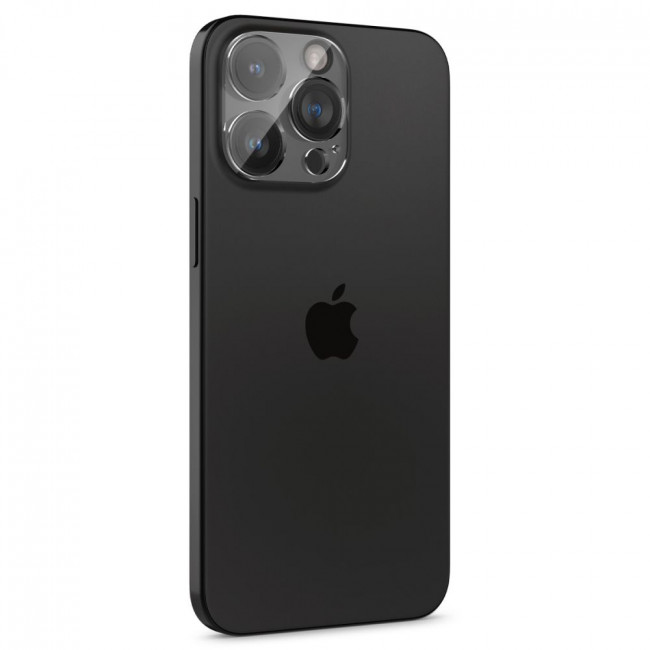 Spigen iPhone 14 Pro / 14 Pro Max / 15 Pro / 15 Pro Max Aparatu Optik.TR Αντιχαρακτικό Γυαλί για την Κάμερα - 2 Τεμάχια - Διάφανο