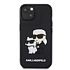 Karl Lagerfeld iPhone 15 Plus - Karl and Choupette Ikonik 3D Σκληρή Θήκη - Black - KLHCP15M3DRKCNK