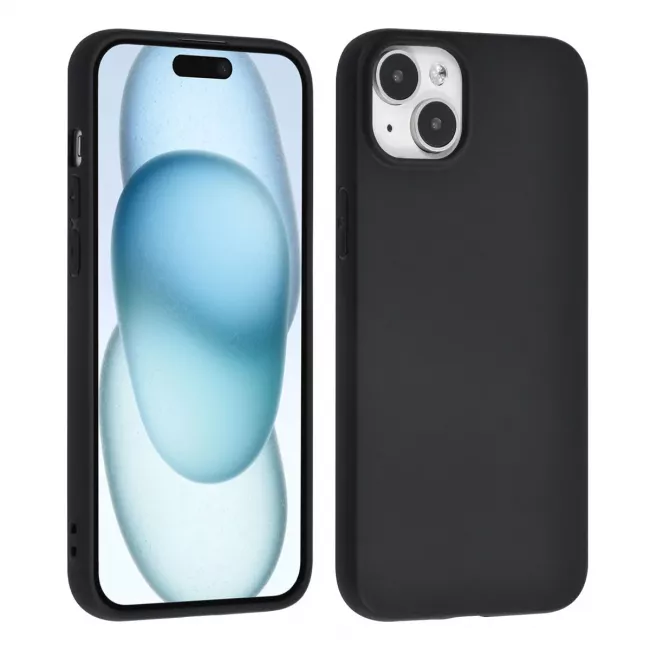 TUNIQ iPhone 15 Plus / 14 Plus Θήκη Σιλικόνης - Μαύρη