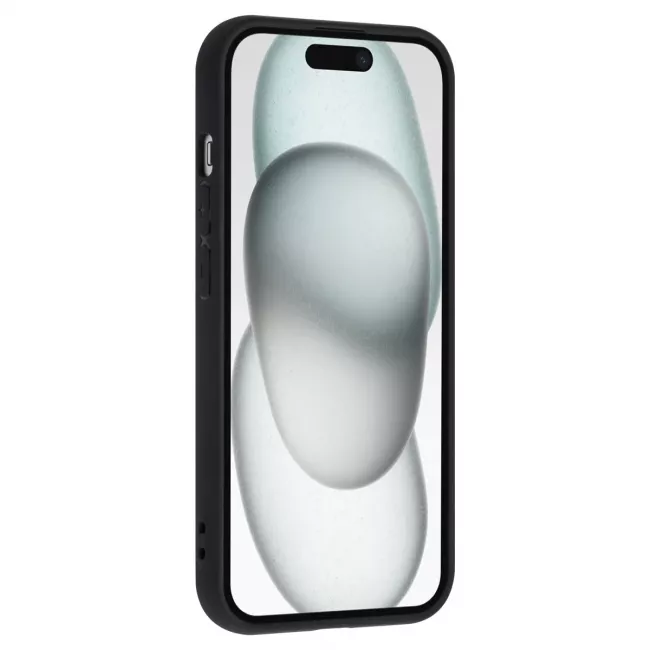 TUNIQ iPhone 15 TPU Θήκη Σιλικόνης - Μαύρη