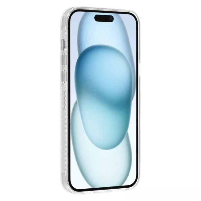 TUNIQ iPhone 15 Plus - Σκληρή Θήκη με Πλαίσιο Σιλικόνης - Σχέδιο Μάρμαρο - Πράσινη