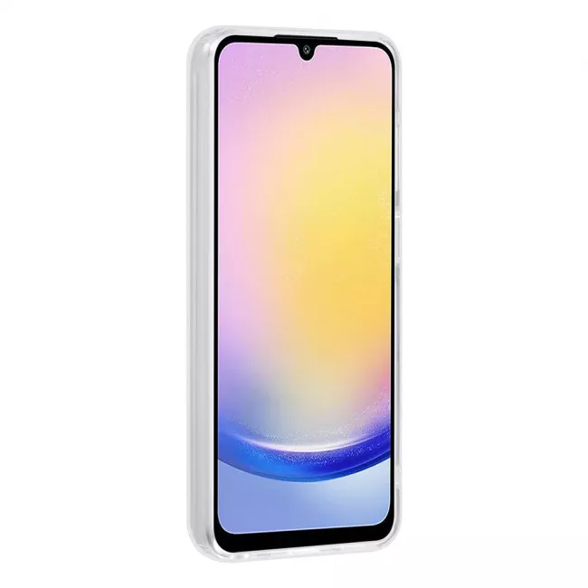 TUNIQ Samsung Galaxy A25 5G - Σκληρή Θήκη με Πλαίσιο Σιλικόνης - Σχέδιο Μάρμαρο - Μοβ