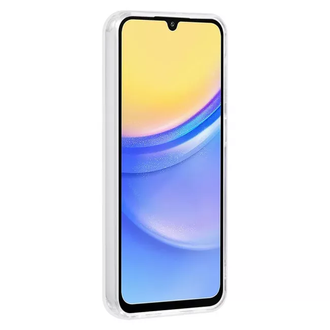 TUNIQ Samsung Galaxy A15 4G / A15 5G - Σκληρή Θήκη με Πλαίσιο Σιλικόνης - Σχέδιο Μάρμαρο - Μοβ