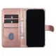 TUNIQ iPhone 15 Pro - Θήκη Πορτοφόλι Stand από Δερματίνη - Rose Gold