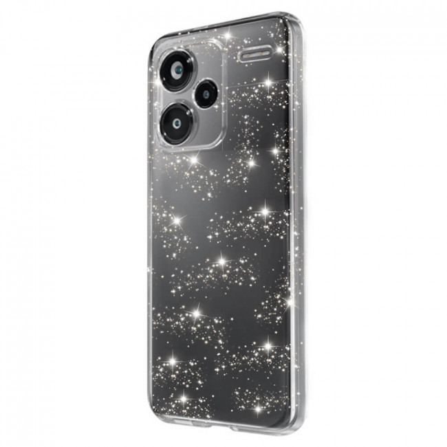 Techsuit Xiaomi Redmi Note 13 Pro+ 5G - SparkleSkin - Θήκη Σιλικόνης με Glitter - Clear