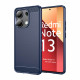 Techsuit Xiaomi Redmi Note 13 4G - Θήκη Σιλικόνης - Σχέδιο Carbon - Blue