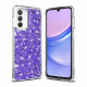 Techsuit Samsung Galaxy A15 4G / A15 5G - Sparkly Glitter - Σκληρή Θήκη με Πλαίσιο Σιλικόνης - Purple