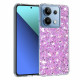 Techsuit Xiaomi Redmi Note 13 4G - Sparkly Glitter - Σκληρή Θήκη με Πλαίσιο Σιλικόνης - Magenta