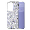 Techsuit Xiaomi Redmi Note 13 Pro 4G / Poco M6 Pro 4G - Sparkly Glitter - Σκληρή Θήκη με Πλαίσιο Σιλικόνης - White