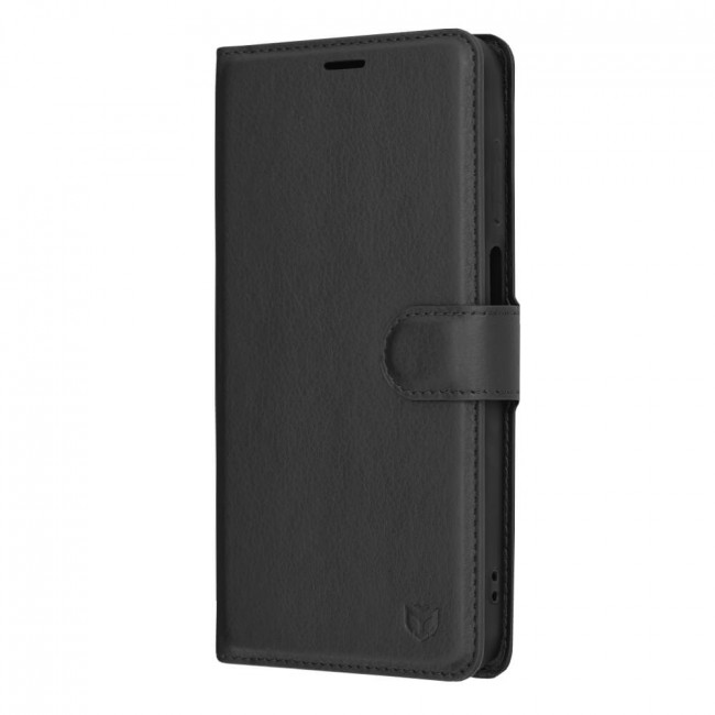 Techsuit Samsung Galaxy A15 4G / A15 5G - Leather Folio - Θήκη Πορτοφόλι από Δερματίνη με Stand - Black