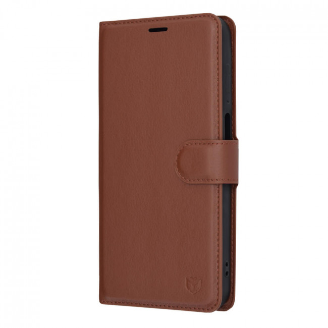 Techsuit Samsung Galaxy A15 4G / A15 5G - Leather Folio - Θήκη Πορτοφόλι από Δερματίνη με Stand - Brown