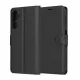 Techsuit Samsung Galaxy A25 5G - Leather Folio - Θήκη Πορτοφόλι από Δερματίνη με Stand - Black