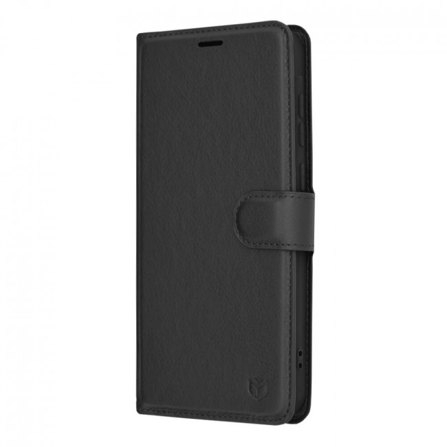 Techsuit Samsung Galaxy A35 5G - Leather Folio - Θήκη Πορτοφόλι από Δερματίνη με Stand - Black