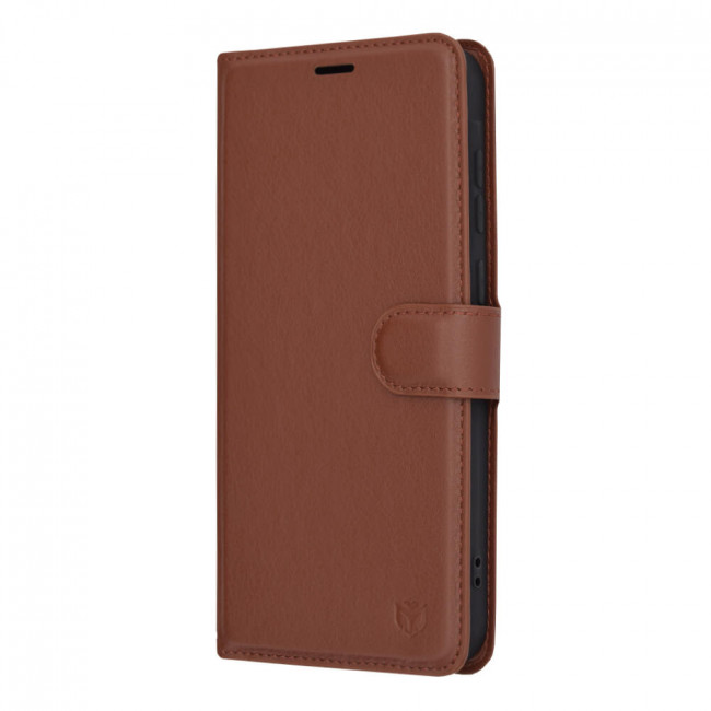 Techsuit Samsung Galaxy A35 5G - Leather Folio - Θήκη Πορτοφόλι από Δερματίνη με Stand - Brown