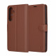 Techsuit Samsung Galaxy A35 5G - Leather Folio - Θήκη Πορτοφόλι από Δερματίνη με Stand - Brown