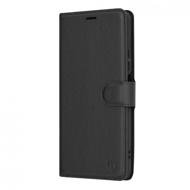 Techsuit Xiaomi Redmi Note 13 5G - Leather Folio - Θήκη Πορτοφόλι από Δερματίνη με Stand - Black