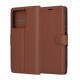 Techsuit Xiaomi Redmi Note 13 5G - Leather Folio - Θήκη Πορτοφόλι από Δερματίνη με Stand - Brown