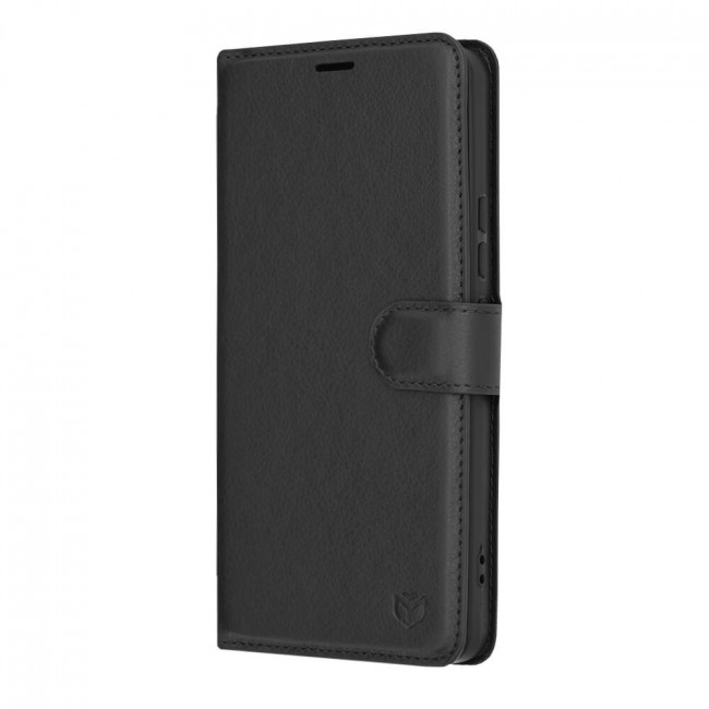 Techsuit Xiaomi Redmi Note 13 Pro 5G / Poco X6 - Leather Folio - Θήκη Πορτοφόλι από Δερματίνη με Stand - Black