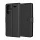 Techsuit Xiaomi Redmi Note 13 Pro+ 5G - Leather Folio - Θήκη Πορτοφόλι από Δερματίνη με Stand - Black