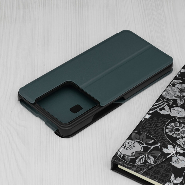 Techsuit Xiaomi Redmi Note 13 Pro 5G / Poco X6 - eFold Series - Θήκη Βιβλίο - Dark Green