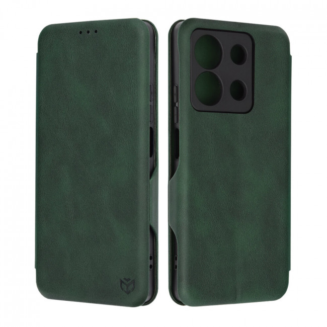 Techsuit Xiaomi Redmi Note 13 5G - Safe Wallet Plus - Θήκη Βιβλίο - Green