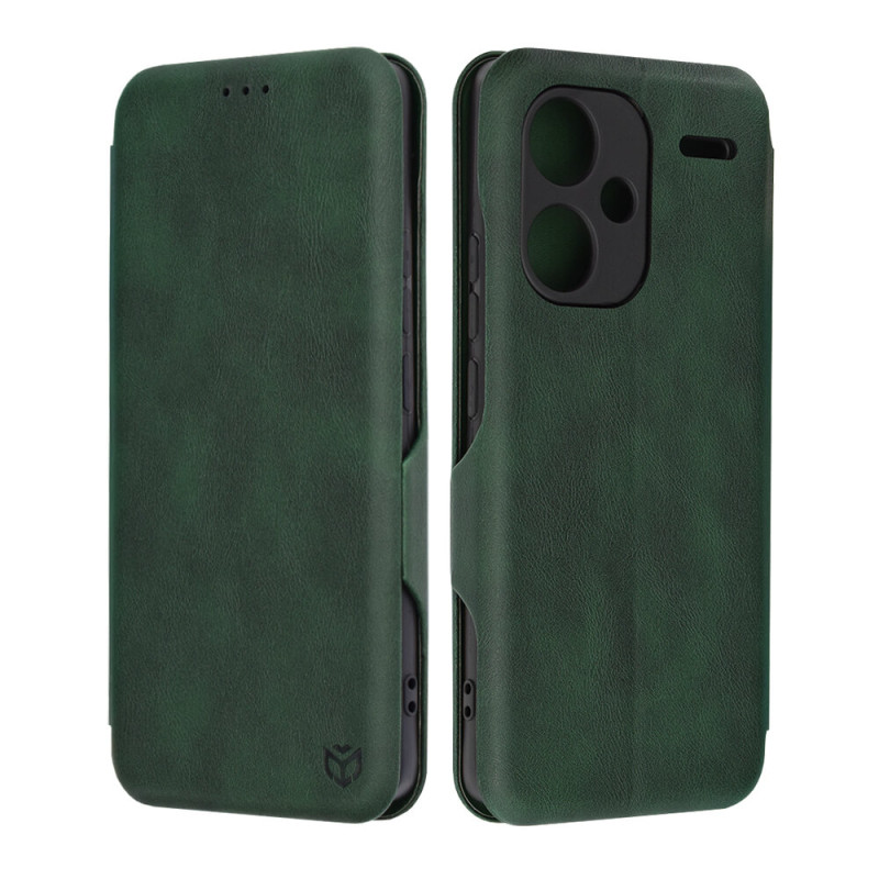 Techsuit Xiaomi Redmi Note 13 Pro+ 5G - Safe Wallet Plus - Θήκη Βιβλίο - Green