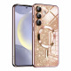 Techsuit Samsung Galaxy S24 - MagSafe - Luxury Glitter - Θήκη Σιλικόνης - Rose Gold