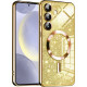 Techsuit Samsung Galaxy S24 - MagSafe - Luxury Glitter - Θήκη Σιλικόνης - Gold