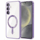 Techsuit Samsung Galaxy S24 Plus - Luxury Crystal MagSafe - Θήκη Σιλικόνης - Light Purple