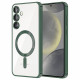 Techsuit Samsung Galaxy S24 - Luxury Crystal MagSafe - Θήκη Σιλικόνης - Deep Green