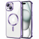 Techsuit iPhone 15 Plus - Luxury Crystal MagSafe - Θήκη Σιλικόνης - Light Purple