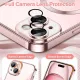 Techsuit iPhone 15 - Luxury Crystal MagSafe - Θήκη Σιλικόνης - Pink