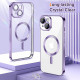 Techsuit iPhone 15 - Luxury Crystal MagSafe - Θήκη Σιλικόνης - Light Purple